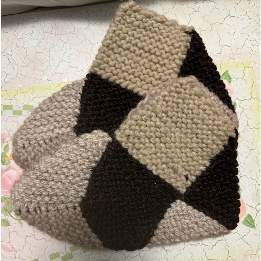 House Slippers Hand knit Handmade